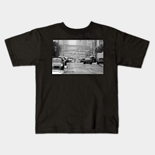 Traffic in the Winter. Kids T-Shirt